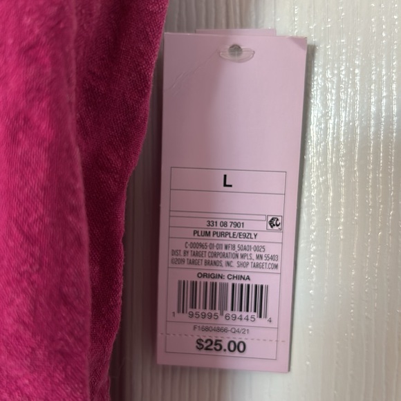 Wild Fable Plum Purple Minidress Adjustable straps, cutout back dress Size Large - Picture 4 of 12